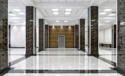 Commercial Tiled Lobby